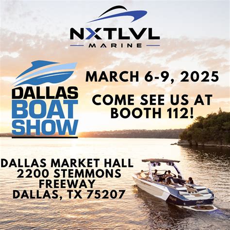 Join NXTLVL at Dallas Boat Show – March 6-9