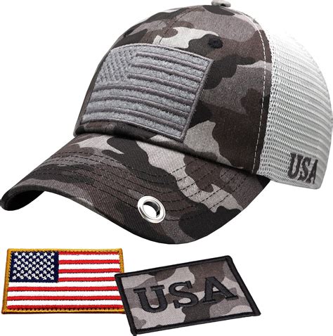 Buy Antourage American Flag Unconstructed Unisex Mesh Snapback Baseball ...
