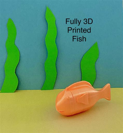 Fully 3D Printed Fish (No supports) by Aron Bertsch | Download free STL ...