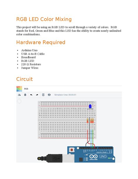 Image result for RGB LED Color Mixing