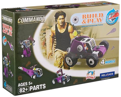 Buy Commando Build N Play Cars, Multi Color Online at Low Prices in ...
