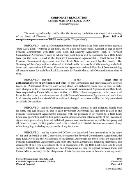 Image result for Corporate Resolution Example