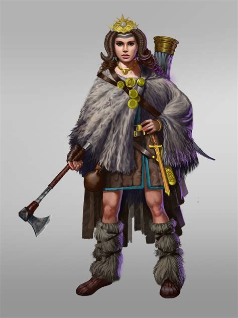 Astrid_the viking girl In the heart of a rugged Viking village, nestled between fjords and ...