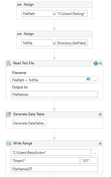 Image result for Execute Macro through Txt File VB Code in UiPath