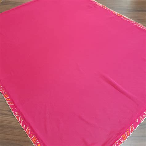 Set 9-20th Aug - Festive Pink Bandhani Cotton- Designer Neck Concept ...
