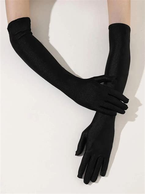 Solid Long Gloves | Long gloves, Elegant gloves, Prom gloves