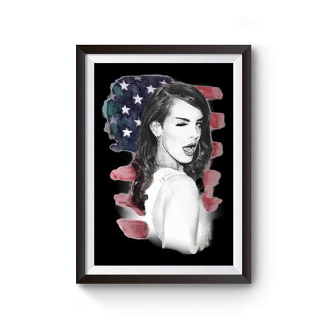 Lana Del Rey Stencil Art