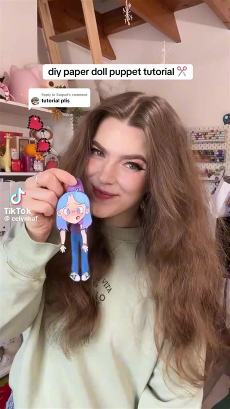 Turning myself into a hanging paper doll #diy i 2025