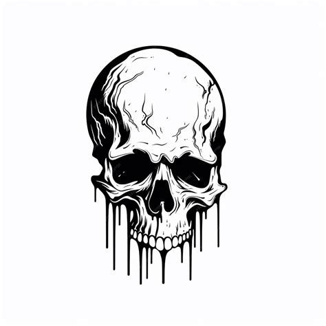 Premium AI Image | Skull and Crossbones Tattoo Design