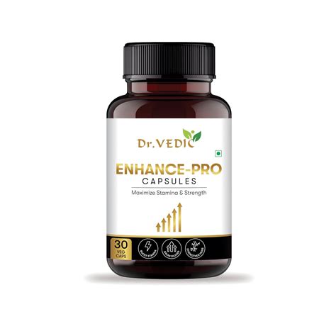 Dr Vedic E-Pro Capsules For Strength, Stamina & Perfomance For Men ...