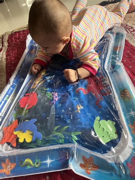 Yeeeasy Tummy Time Water Mat 丨Water Play Mat for Babies Inflatable ...