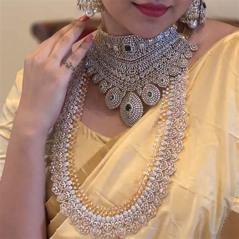 Delicate CZ Stone Long Haram Design | 92.5 Silver – Sneha Rateria Store
