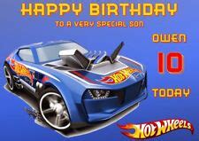 personalised birthday card Hot Wheels car any India | Ubuy