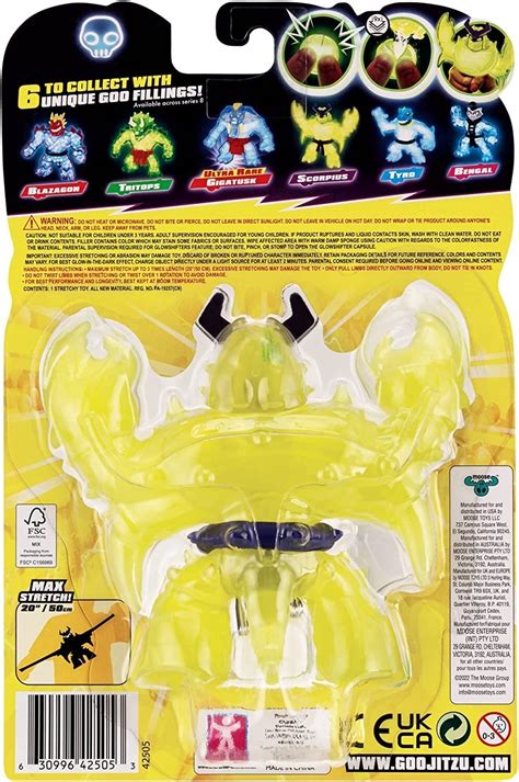 Heroes of Goo Jit Zu Glow Shifters Scorpius Hero | Ubuy India