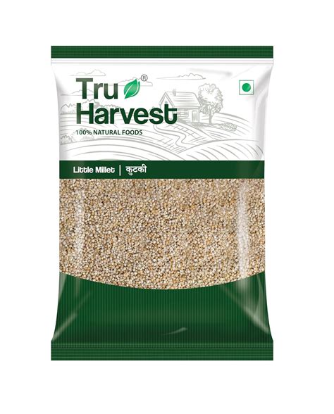 Tru Harvest Little Millet Unpolished 1Kg | Native Low Rice Alternative ...