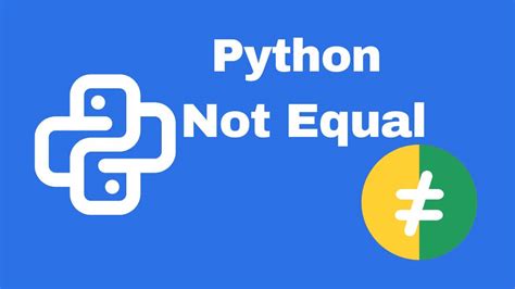 Not Equal Sign Python 的图像结果
