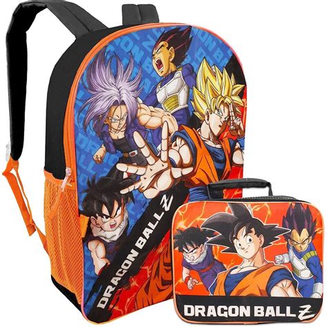 Bioworld Dragon Ball Z Backpack with Lunchbag – S&D Kids
