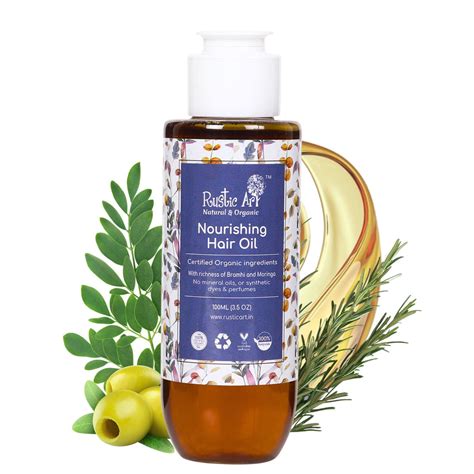 Organic Nourishing Hair Oil with Onion & Rosemary – Rustic Art