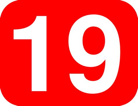 Free vector graphic: Number, 19, Nineteen, Rounded - Free Image on ...