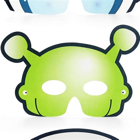 Alien Face Mask Printable 的图像结果
