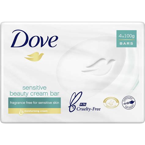 Dove Beauty Soap Bar Extra Sensitive Skin 4x100g | Woolworths