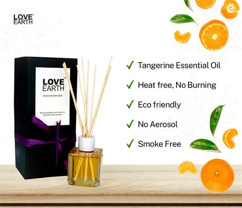 Love Earth: Reed Diffuser (Tangerine) - 30ml