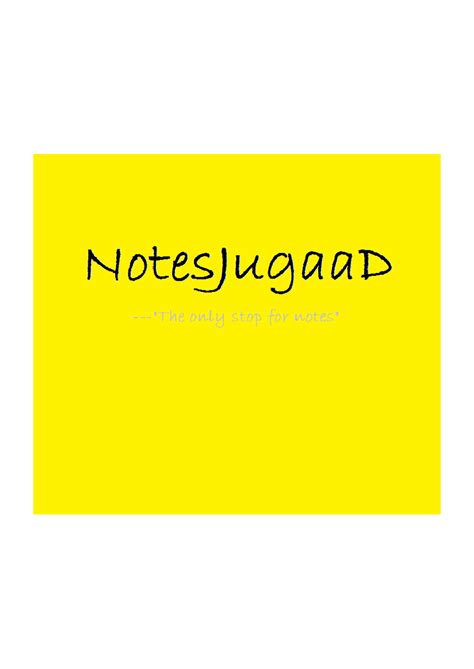 Notesjugaad tp - refer for theory - NotesjugaaD only stop for HEAT ...