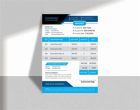 Invoice Sample 的图像结果