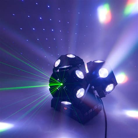Amazon.com: 18LEDs Moving Head DJ Light Rotating Beam Lights Stage DJ ...
