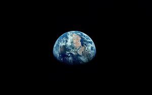 Wallpaper planet, earth, space, black hd, picture, image
