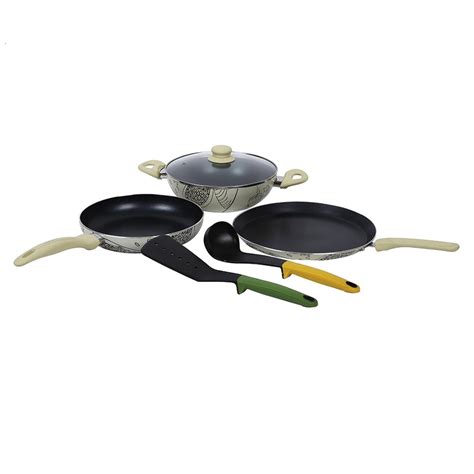 Buy Wonderchef Picasso Induction Base Aluminium Cookware Set, 4-Pieces ...