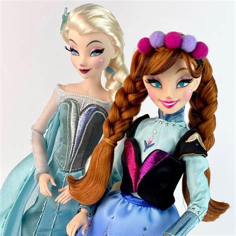 Elsa And Anna Dolls Disney Frozen Classic Fashion Dolls Anna And
