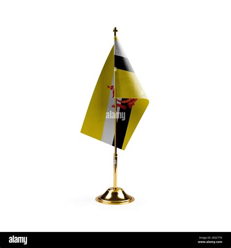 Small national flag of the Brunei on a white background Stock Photo - Alamy