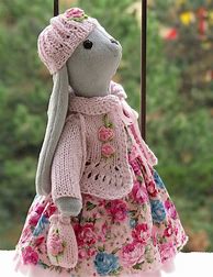 Image result for Standing Stuffed Easter Bunny