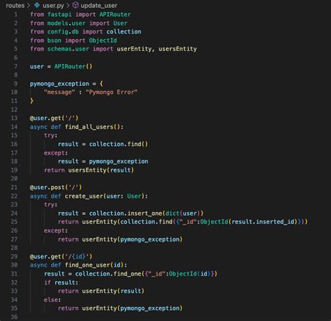 Image result for Backend API Connecting MongoDB and Python