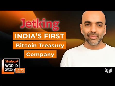 Jetking: India's First Bitcoin Treasury Company | Bitcoin for ...