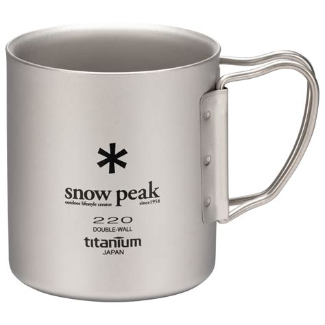 Snow Peak Titanium Double Wall Cup | Achat en ligne | Alpiniste