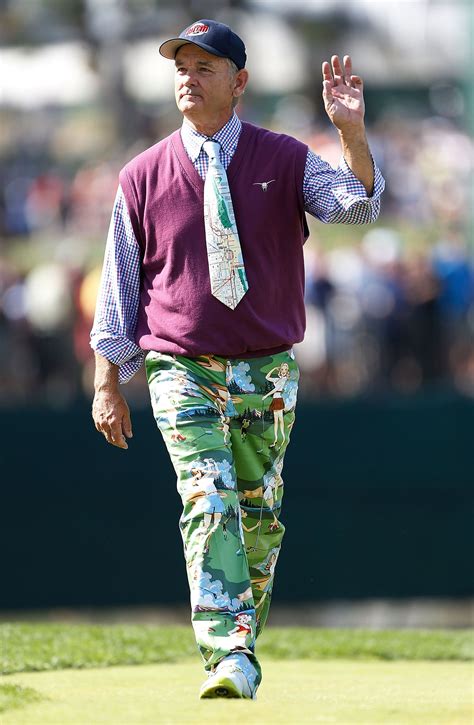As always, Bill Murray made quite the style statement during the Ryder ...