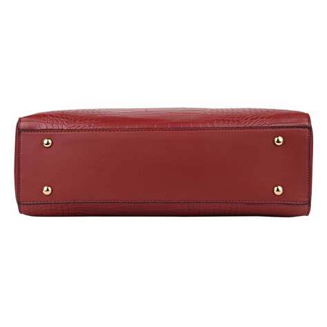 Buy Red Beetel Croc Handheld Bag Online - Accessorize India
