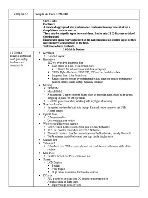 Image result for CompTIA 1001 Study Guide
