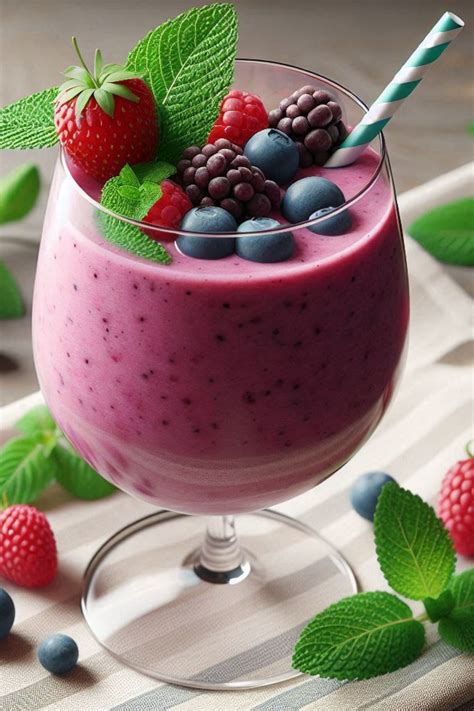 Mixed Berry Smoothie (Without Banana)
