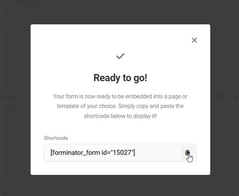 Image result for Forminator Post URL External