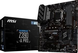 MSI Z390-A PRO ATX LGA1151 Gaming LGA1151Socket ATX Intel Z390 Chipset ...