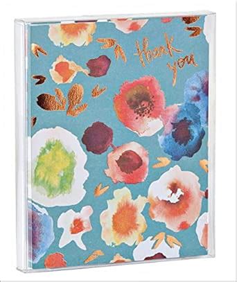 Blooms Thank You Notecard Set: In Portable Acetate Box : Ventura, Kelly ...