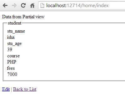 Image result for Net Core Partial View Tutorial