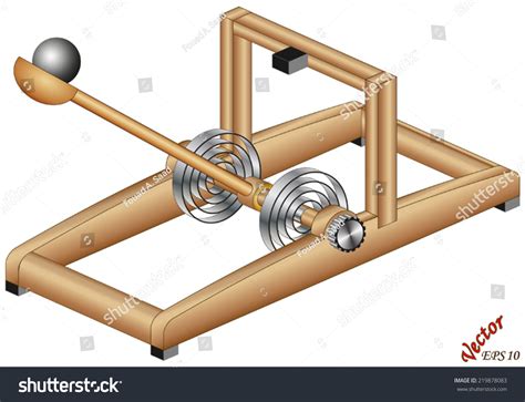 Catapult (Mangonel) A Mangonel Was A Type Of Catapult Or Siege Engine ...