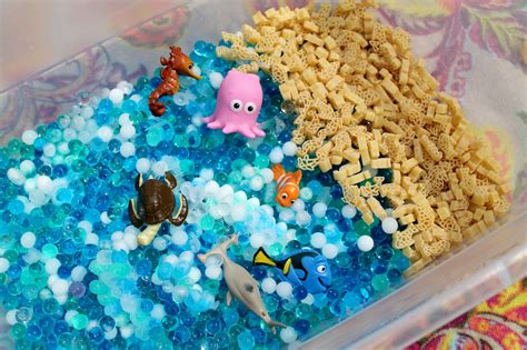 Ocean Sensory Bin Ocean Sensory Bin Easy Ocean Activities For