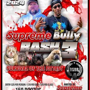 SUPREME BULLY BASH 3 and USBR SANCTIONED SHOW , Scott County Coliseum ...