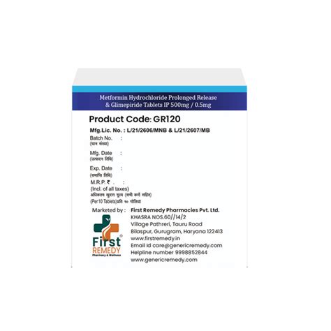Metformin & Glimepiride Tablets Uses, Price & Details – Generic Remedy