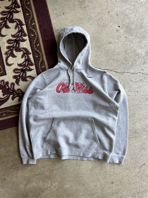 Nike Y2K Nike Ole Miss University of Mississippi Hoodie | Grailed